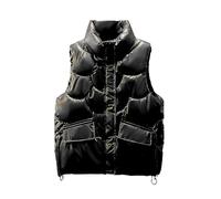 Générique Maglione da uomo personalizzabile The New Down Cotton Waistcoat Femminile Short Women's Models Horse Folder Kangshi Outer Wear Jacket Giacca Miles Morales Bambino, Le Noir, M