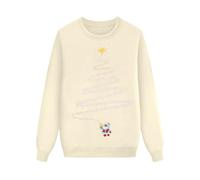 Générique Maglione Noel Famiglia Alla Moda con Stampa Albero di Natale e Babbo Natale Felpa di Natale per la Famiglia Casual con Girocollo Felpe Confortevole Felpa Senza Cappuccio Baggy per la Festa