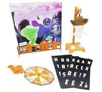 Générique Magnetic Hangman Mystery Word Game, Interactive Family Board Game, Travel Word Guessing Games, Fun Party Spelling Challenge for Kids & Adult, Guess The Word Before Hank Falls (1 set)