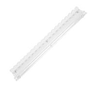 Générique Magnetic Mahjong Racks - Non Slip Acrylic Scalloped Magnetic | Mahjong Rack and Pusher Combo 44,4 x 7,1 x 2,6 cm per Home Game Night Party Family Gathering Senior Center Travel