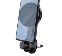Générique Magnetic Mount, Phone Cradle, Black Vent Holder, Adjustable Grip, Strong Magnet, Easy Install, Compact Design for Cars, RVs, Trucks, Sedans, Travel, Indoor, Outdoor, Home