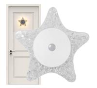 Générique Magnetic Sconce Light | LED Star-Shaped Lighting | Sensore di movimento portatile Wall Light | For Bedroom Kitchen Bathroom Hallway Staircase Closet Cabinet Counter Desk