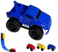Générique Magnetic Wall Climbing Toy Car, Anti-Gravity Wall Climbing Magnetic Track Toy Car,Bambini Stress Relief Toys,(blu)