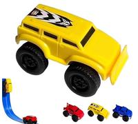 Générique Magnetic Wall Climbing Toy Car, Anti-Gravity Wall Climbing Magnetic Track Toy Car,Bambini Stress Relief Toys,(giallo)