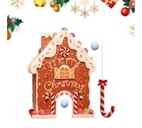 Générique Maison en De Spezie - Decorazione Di 30 Cm, Espositore in acrilico, Set di gioco da golf festivo in spezie con design leggero e aggiunge un fascino giocoso alle feste di Natale,