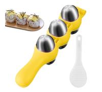 Générique Maker - Strumento Di Formattazione Di Riso Facile Per Rotoli Di Onigiri | Riso Di Senza BPA Durevole Gadget Da Cucina Compatta Per ,