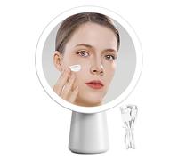 Générique Makeup Mirror, LED Lighted Vanity Mirror, 7,72 x 10,63 x 3,54 in con touch sensitive controls, 3 modalità di luce, portatile per armadio, soggiorno, bagno, camera da , tablet