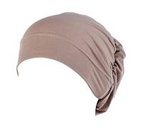 Générique Manga - Cappello da donna, per dormire, cappello da turbante, sciarpa morbida, copertura per capelli da uomo, in acciaio inossidabile, personalizzabile, cachi., Taglia unica