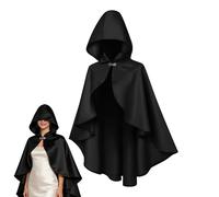 Générique Mantello del Medioevo - Vestito morbido da Cosplay Halloween | Pellegrinse medievali - Per less sFestivals, feste, carnevale, scuola, casa, spettacoli sul palco e mascherate