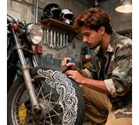 Générique Marcatori Per Pneumatici | Pennarello Permanente Impermeabile Cancellabile Per Disegno Su Pneumatici | Penna Per Letteratura Su Ruote Per Auto | Per Veicoli Moto Biciclette Metallo Vetro