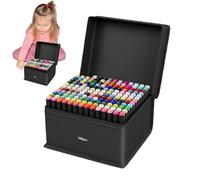 Générique Marker Pens, Professional Sketching Pens, Aesthetic Markers with Storage Case, High-Pigment Crafting Tools, Ink Vibrante with Style, Art Set for Adults and Kids School and Studio
