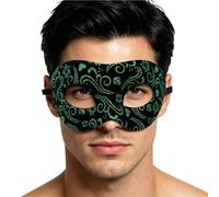 Générique Mascarade Masquerade Uomo Accessorio per travestimento in stile veneziano, maschera da ballo, per papà, marito, fidanzato, uomo, maschio, festa di Halloween, ballo in maschera, carnevale