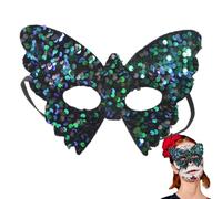 Générique Maschera da sera mascherata | Decorazione a farfalla brillante mezza - copertura per viso di mascherata elegante, per abbigliamento Halloween, festa, carnevale, Natale, crociera Cosplay club