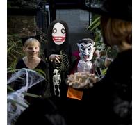 Générique Maschera di Halloween spaventosa che copre tutta la testa, maschera terrificante per adulti, accessorio travestimento testa in lattice per gioco di ruolo, spettacolo panoramico festa a tema