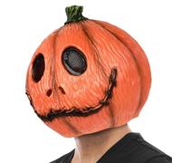 Générique Maschera di zucca di Halloween, maschera di ripieno di zucca, gioco di ruolo, maschera di Halloween spaventoso, moda per adulti, giocattoli scherzo Gag per case infestate scena