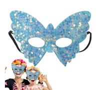 Générique Maschera per ballo mascherato - Decorazione a mezza farfalla brillante - Set di maschere da mascherata, per travestimenti Halloween Carnevale vigilia di Natale, crociera Festival Cosplay