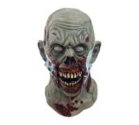 Générique Maschera per testa Zombie per Halloween - Maschera facciale in lattice per costume da zombie | Accessorio cosplay traspirante terrificante per mascherata casa infestata scena spettacolo