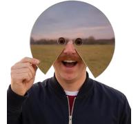 Générique Maschera specchio anti-selfie con testa riflettente per video art