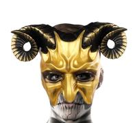 Générique Maschera testa Halloween copricapo traspirante confortevole | Accessorio orribile per feste in costume, uomini e donne, fan parco a tema casa infestata