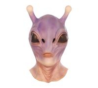 Générique Maschere - Latex, 14,96 x 7,48 in Extraterrestrial Maschera Realistic 3D Design | Immersive and Comfortable Fit, Halloween Cosplay For Parties, Carnivals, Haunted Houses, Stage