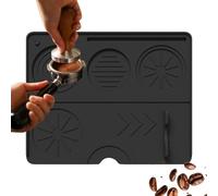 Générique Matte di tamponamento - Pad sabotaggio del caffè | Strumento pad tappeto progettato per baristi | Stazione utensili da bar resistente al calore per gli amanti del mattino degli amanti della