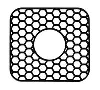 Générique Mattes de Silicone pour les plan de travail - Dost Drying Mats | tapis résistant au chaleur | protecteur en Porcelain Silicone | Tampon pour Lavello de Grille Antiscivolo 12x11 Pollici