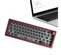 Générique Mechanical Keyboard - RGB Compact Wired Keyboard, Ergonomic Game | 67 Keys Mechanical Switches with Multimedia, LED Backlit for Game Room, Cafe, Home Office
