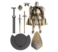 Générique Medieval Knight Robot Figure - Action Full Body Robot, Articolated Movable Statua | 360 gradi Rotating Head Figurine, Dining Table Display, Collectible Toy, Home Decor, Fun Play Accessory