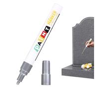 Générique Memorial Grave Marker | Waterproof 3mm Fine Tip Quick-Drying Ink | Gravestone Lettering Marker | Marble Stone Glass Metal Wood Drawing Writing Lettering
