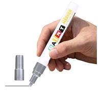 Générique Memorial Grave Marker - Waterproof Quick Dry Ink Pen 3 mm Fine Tip, Gravestone Lettering Marker for Marble Stone Glass Metal Wood Writing Drawing Outdoor Memorial Restoration 0,59x5,71 Inch