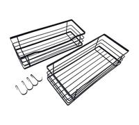 Générique Mensola da doccia - Portasciugamani da parete per doccia adesiva, 2 pezzi, supporto per sapone, shampoo, gel, decorazione per casa, cucina, hotel, appartamento