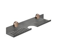 Générique Mensola sospesa al rubinetto, scaffali da parete per bagno, organizer a ventose, in acciaio al carbonio, per presentazioni di profumo, WC, cucina,