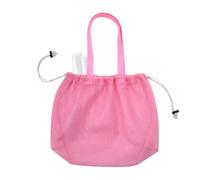 Générique Mesh Beach Tote, Strandtasche - Mesh Beach Tote Bag | Sandfeste und wasserfeste Sandspielzeugorganisatoren, faltbar reisefreundliches Design für Sommermusikfestival, Yacht Day, Rosa, Se