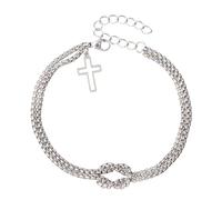 Générique Message Men Perle Gioielli Fashionable And Adjustable Individual Hand Accessory For Men and Women Colori Argento Naturale Scelta Frasi Gioielli, Taglia unica, Metallo, Nessuna pietra