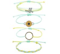 Générique Messaggi 8 Magnetico Bracciale Ciondoli Gioielli Bracciale Per Donne Colori Bracciale Anelli, Taglia unica, Cotone, Senza Gemme