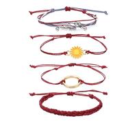 Générique Messaggi 8 Magnetico Bracciale Ciondoli Gioielli Bracciale Per Donne Colori Bracciale Anelli, Taglia unica, Cotone, Senza Gemme