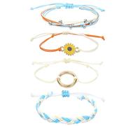 Générique Messaggi 8 Magnetico Bracciale Ciondoli Gioielli Bracciale Per Donne Colori Bracciale Anelli, Taglia unica, Cotone, Senza Gemme