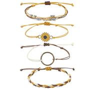 Générique Messaggi 8 Magnetico Bracciale Ciondoli Gioielli Bracciale Per Donne Colori Bracciale Anelli, Taglia unica, Cotone, Senza Gemme