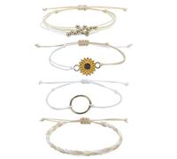 Générique Messaggi 8 Magnetico Bracciale Ciondoli Gioielli Bracciale Per Donne Colori Bracciale Anelli, Taglia unica, Cotone, Senza Gemme