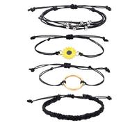 Générique Messaggi 8 Magnetico Bracciale Ciondoli Gioielli Bracciale Per Donne Colori Bracciale Anelli, Taglia unica, Cotone, Senza Gemme