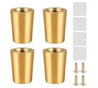Générique Metal Legs Furniture, Divano Feet Replacement, antiscivolo Heavy Duty Protector Feet for Carpet, Dining Room, Kitchen, Leveling, Noise Reduction, Raising Desk, Bookcase