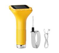 Générique Microscopio portatile per,Giocattolo Scientifico 1000X,Lente d'ingrandimento tascabile per esterno | per giovani apprendisti ed esploratori attività educative in famiglia e vacanze, giallo