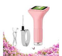 Générique Microscopio tascabile per giocattolo scienziato 1000X | Lente d'ingrandimento tascabile per esterno - per giovani apprendisti ed esploratori attività educative in famiglia e vacanze, Rosa