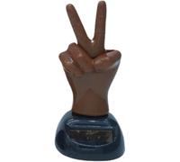 Générique Middle Finger Dashboard - 2 Finger Waving Solar Powered Car Dash Decor | Prank Ornament for Car Interior, Windowsill Or Table Figure, Funny Dashboard Decoration for Vehicles