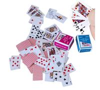 Générique Mini carte da gioco in miniature, mazzo di gioco - Carte da gioco Poker,per il campeggio le serate di gioco in famiglia tra gli amici, feste, regali di viaggio e per adulti, uomini e