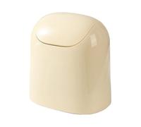 Générique Mini Desk Trash Can, Garbage Bin With Lid, Compatto Non Slip Waste Container For Tabletop Use, Space Saving Rubbish Bucket For Kitchen Bathroom Office Apartment