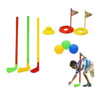 Générique Mini Golf Set all'aperto per - Set di Giocattoli da Golf Portatile per - Giocattoli da Golf con palle da allenamento, Attrezzature per Club, All Piccoli