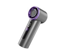 Générique Mini Handheld Fan, USB ricaricabile Fan with Silent Motor, Compact Handheld Blower with Ergonomic Style, Lightweight Personal Cooler with Build, Summer for Theme Parks and Travel