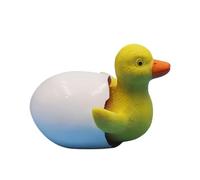 Générique Mini Resin Ducks | Duck Figurine | Small Duck with Wellies Figurine | Decorative Sculpture Toys | Small Resin Ducks for Nursery Desk Shelves Garden Hatching Duckling Decorations