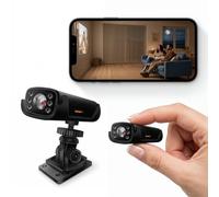 Générique Mini Telecamera WiFi 1080P HD,Sorveglianza Casa Interno/Esterno | Visione Notturna, Rilevamento di Movimento, Allarme in Tempo Reale Su Mobile, Per Mantenere d'occhio Bambino, Animale